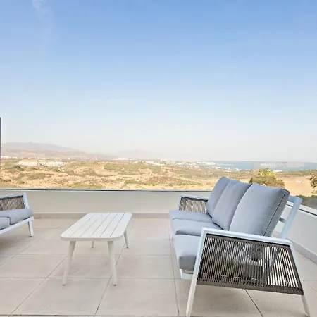 Luxury Seaview 3 Bedroom - Along Golf Course Of Finca Cortesin Apartment Casares